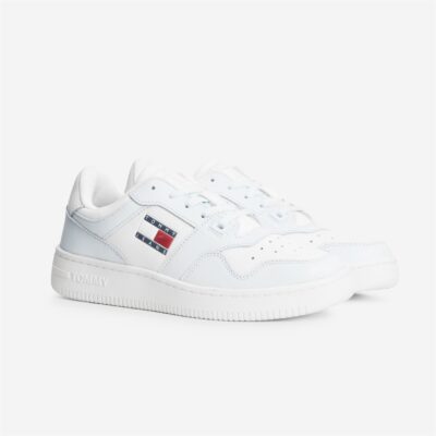 Tommy Jeans Retro Leather Basketball Trainers