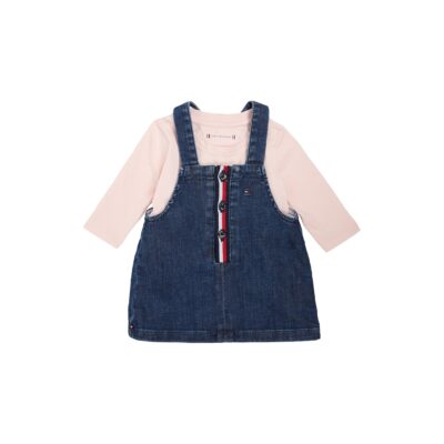 Tommy Hilfiger BABY DUNGAREE SET