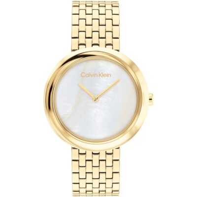 Calvin Klein Women’s Calvin Klein gold plated bracelet watch