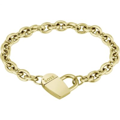 Boss Ladies BOSS Dinya light yellow gold IP Bracelet