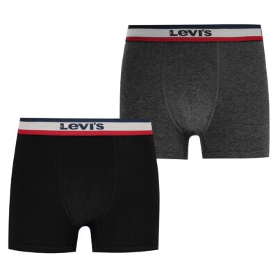 Levis Junior Levis 2 Pack Sports Boxer Shorts