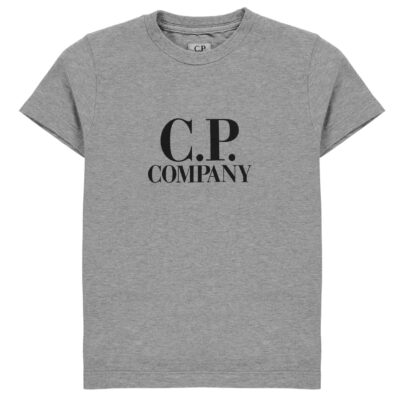 CP COMPANY Boy’S Goggle Logo T Shirt