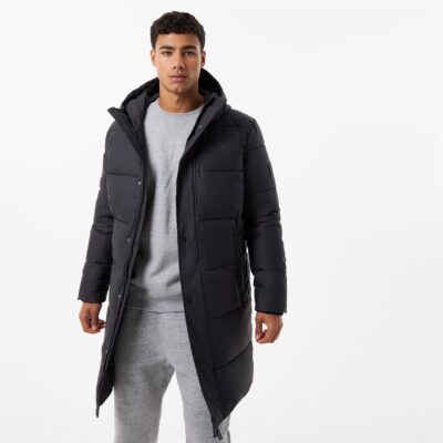 Jack Wills Long Quilt Parka Sn34