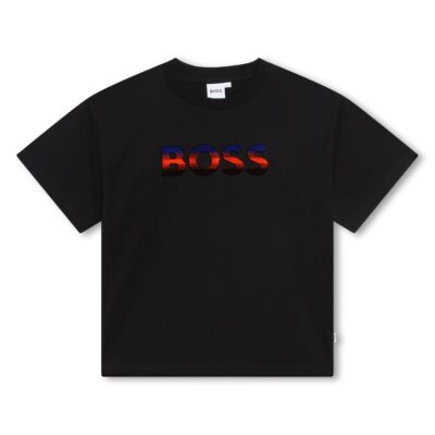 Boss Logo Short Sleeve T-Shirt Junior Boys