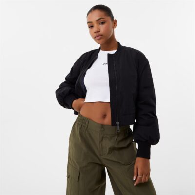 Jack Wills Cropped Bomber Jacket