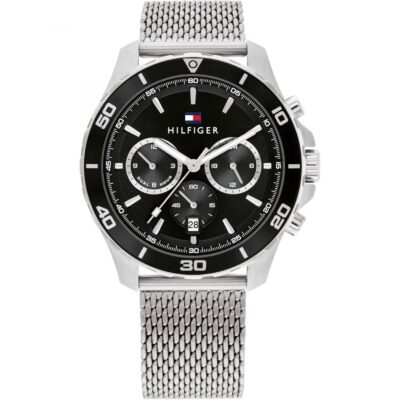 Tommy Hilfiger Mens Tommy Hilfiger Stainless Steel Mesh Watch