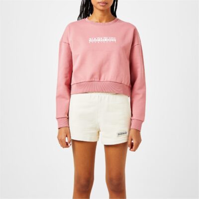 Napapijri Cropped Crew Sweater Womens