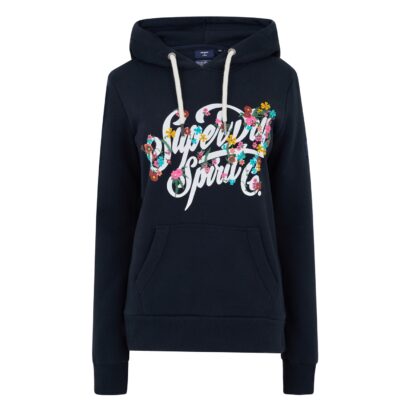 Superdry Floral Print Hoodie